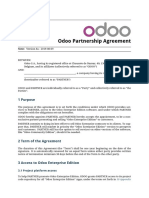 Odoo Partnership Agreement