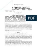 Carta Fundacional