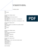 Java Programming SCDL Assignments