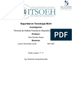 Tecnicas de Analisis Forense en Moviles PDF