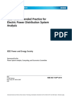 Ieee Recommended Practice For Electric Power Distribution System