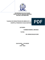 Marmol 2019 Causas de La Desnutricion Infantil Ecuador