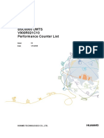 BSC6900 UMTS V900R021C10 Performance Counter List