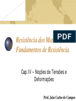 Cap. IV - Tensão e Deformação - Força Normal PDF