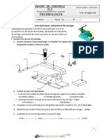 Devoir de Contrôle N°2 - Technologie Mécanisme de Serrage - 2ème Sciences (2013-2014) MR Mighri Lotfi