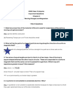 Chapter 4 - Moving Charges and Magnetism