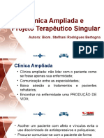 Clinica Ampliada e Projeto Terapêutico Singular