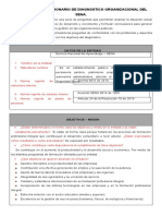 Modelo de Cuestionario de Diagnostico Organizacional - Sena