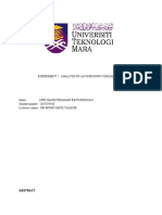 Experiment 2 - Analysis of An Unknown Vinegar Sample