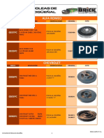 Catalogo de Poleas de Cigeal Brick 2012