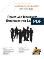 Power and Influence Strategies For Leaders