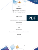 Paso 2 - Seleccionar Empresa y Realizar El Plan de Auditoría