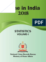 Crime in India 2018 - Volume 1