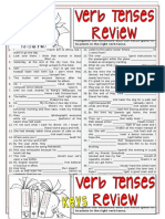 b1 Verb Tenses Review 12 Grammar Drills Tests - 94314