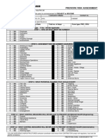 Form 1B Pre Work Risk Assessment