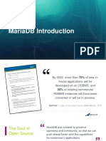 MariaDB - Introduction To MariaDB v1 6