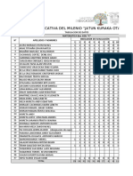 Tabulacion Diagnostica.