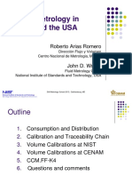 Volumem Metrology - Cenam PDF