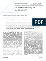 Revisiting Cook-Levin Theorem Using NP-Completeness and Circuit-SAT