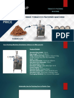 Snus Packing Machine - Tobacco Packing Machine - Sidsam Group