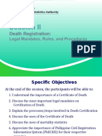 3 Death Registration Legal Mandates Rules and Procedures 0621