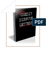 Dispute Letter Listings