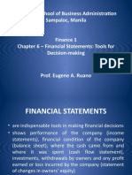 Chapter 6 Financial Statements Tools For Decision Making