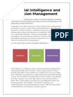 Artificial Intelligence and Decision Management