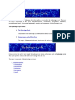 The Hydrologic Cycle