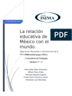 La Relación Educativa de México Con El Mundo.