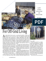 Water Storage Water Storage: For Off-Grid Living