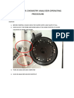 PKL 125 Operational Procedure