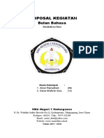 Proposal Kegiatan - Bulan Bahasa - Musikalisasi Puisi