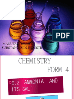 Manufactured Substances in Industry