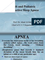 Adult and Pediatric Obstructive Sleep Apnea