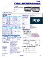 Transducer Adtek Manual PDF