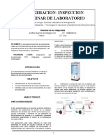 Informe Lab Refrigeracion #1 Uts