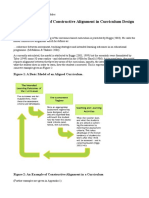 Constructive Alignment in A Curriculum