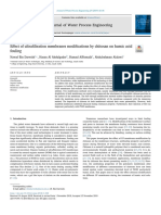 Effect of Ultrafiltration Membranes Modifications by Chitosan On Humic Acid Fouling