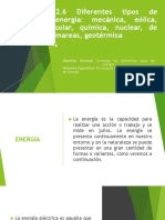 2.6 Diferentes Tipos de Energía Mecánica, Eólica, Solar, Química, Nuclear, de Mareas, Geotérmica PDF