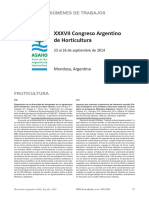 XXXVII Congreso Argentino de Horticultura