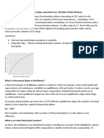 Theoretical Plates Calculation by McCabe-Thiele Method