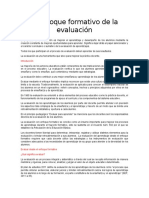 El Enfoque Formativo de La Evaluación Tarea 2