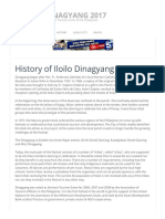 History of Iloilo Dinagyang Festival Iloilo Dinagyang 2017