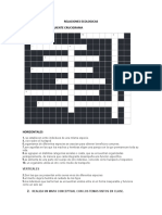 Crucigrama Relaciones Ecologicas
