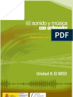 Modulo 1. Sonido y Musica Por Ordenador. 05 El MIDI