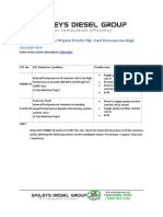 Fault Codes - P0088/78 (Also P1229/78) - Fuel Pressure Too High