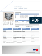 Series 4000: Generator/Pump Power Packages For The Oil & Gas Industry - Constant Speed