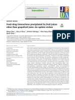 Food-Drug Interactions Precipitated by Fruit Juices Other Than Grapefruit Juice: An Update Review