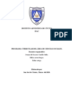 Plan de Area y Evaluación Formativa. 2020